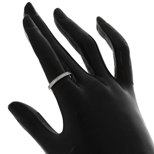 CARTIER Ring PT950 Silver Eternity Diamond #50