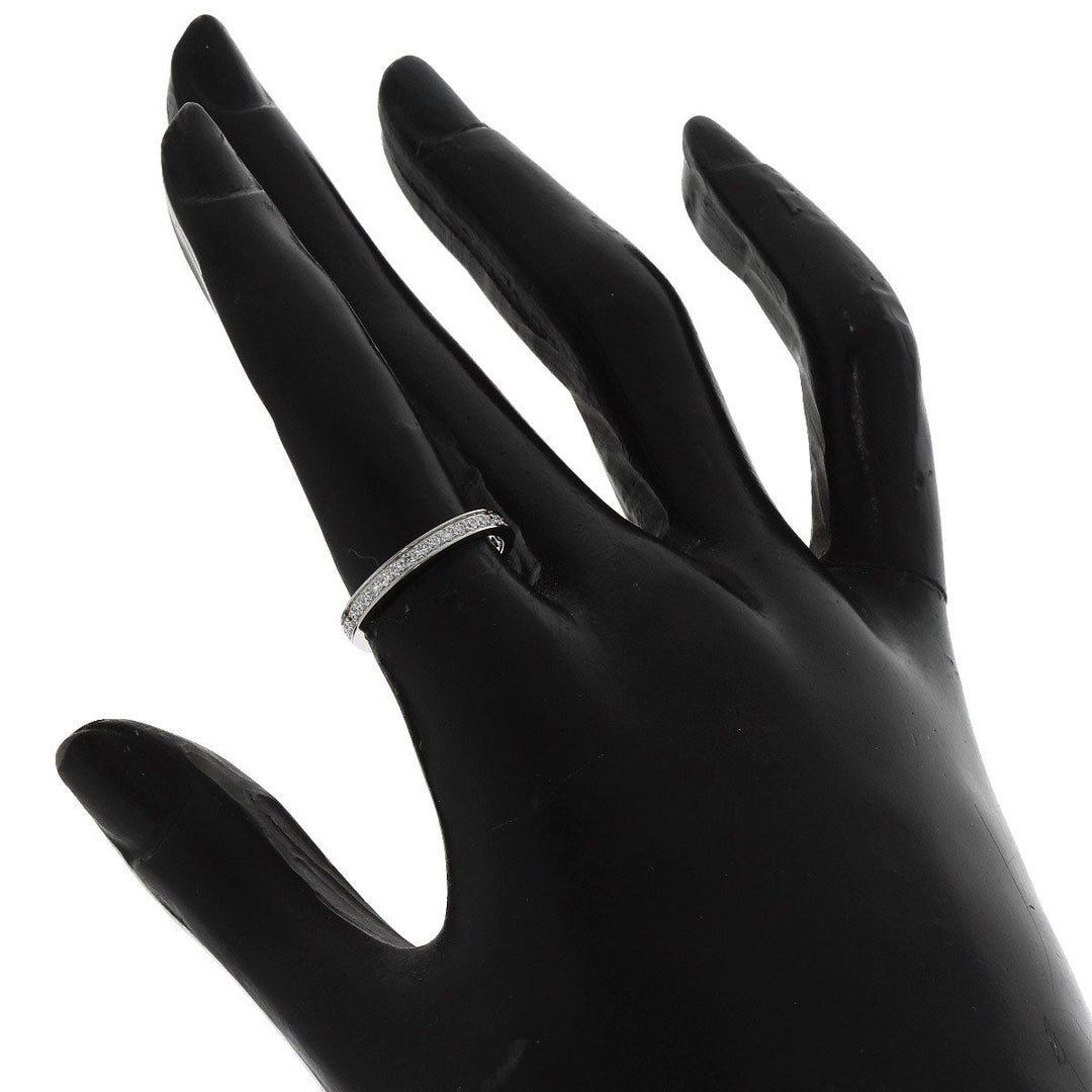 CARTIER Ring PT950 Silver Eternity Diamond #50