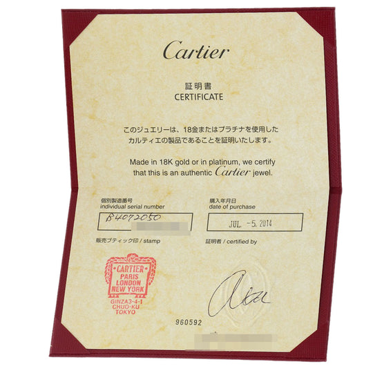 CARTIER Ring PT950 Silver Eternity Diamond #50