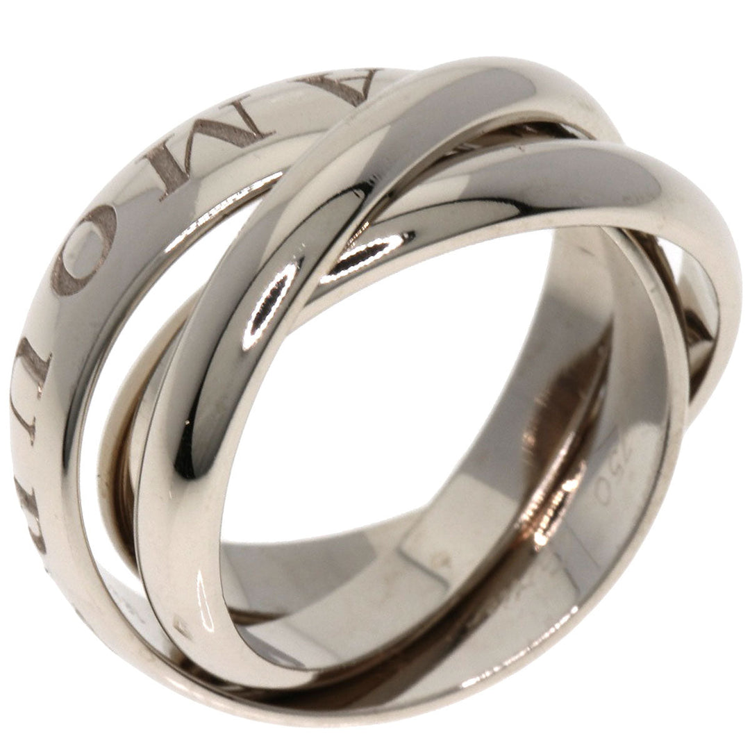 CARTIER Ring K18WG Silver Trinity #51