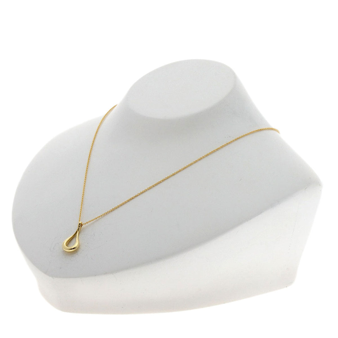 TIFFANY&Co. Necklace 18K Yellow Gold gold open teardrop Women Used Authentic