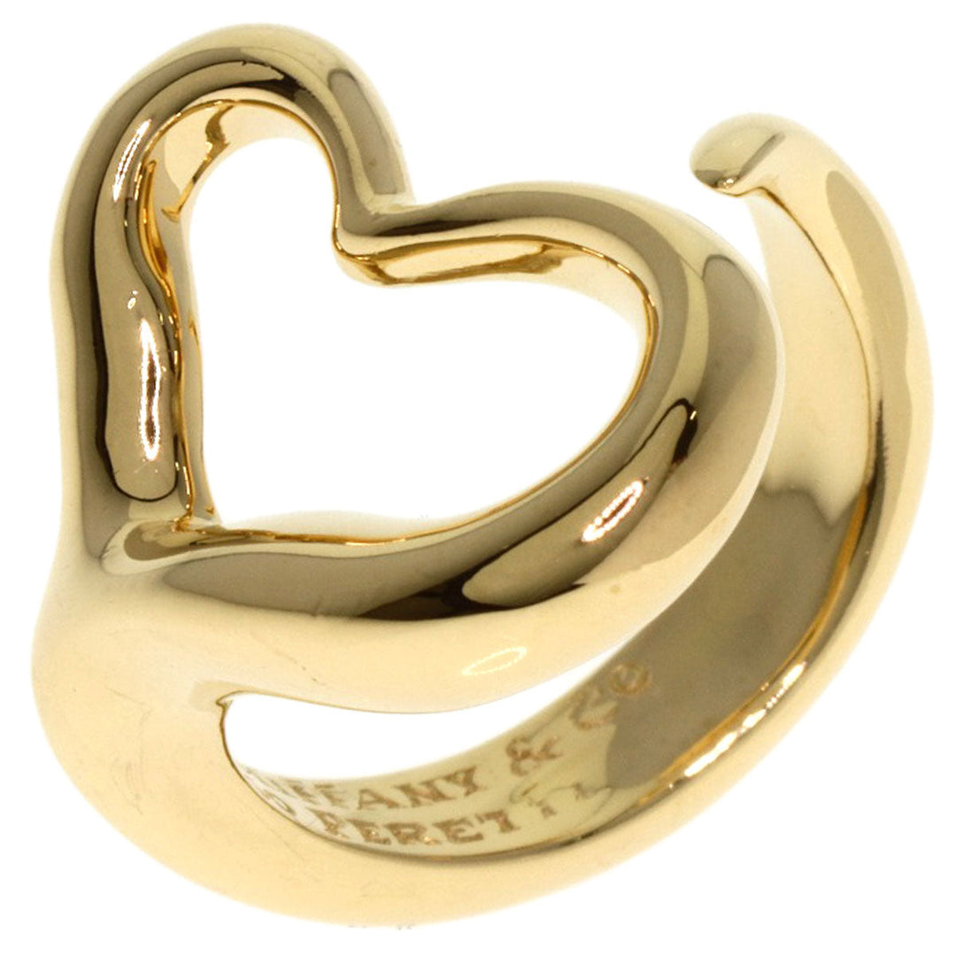 TIFFANY&Co. Ring 18K Yellow Gold gold Open heart Women Used Authentic