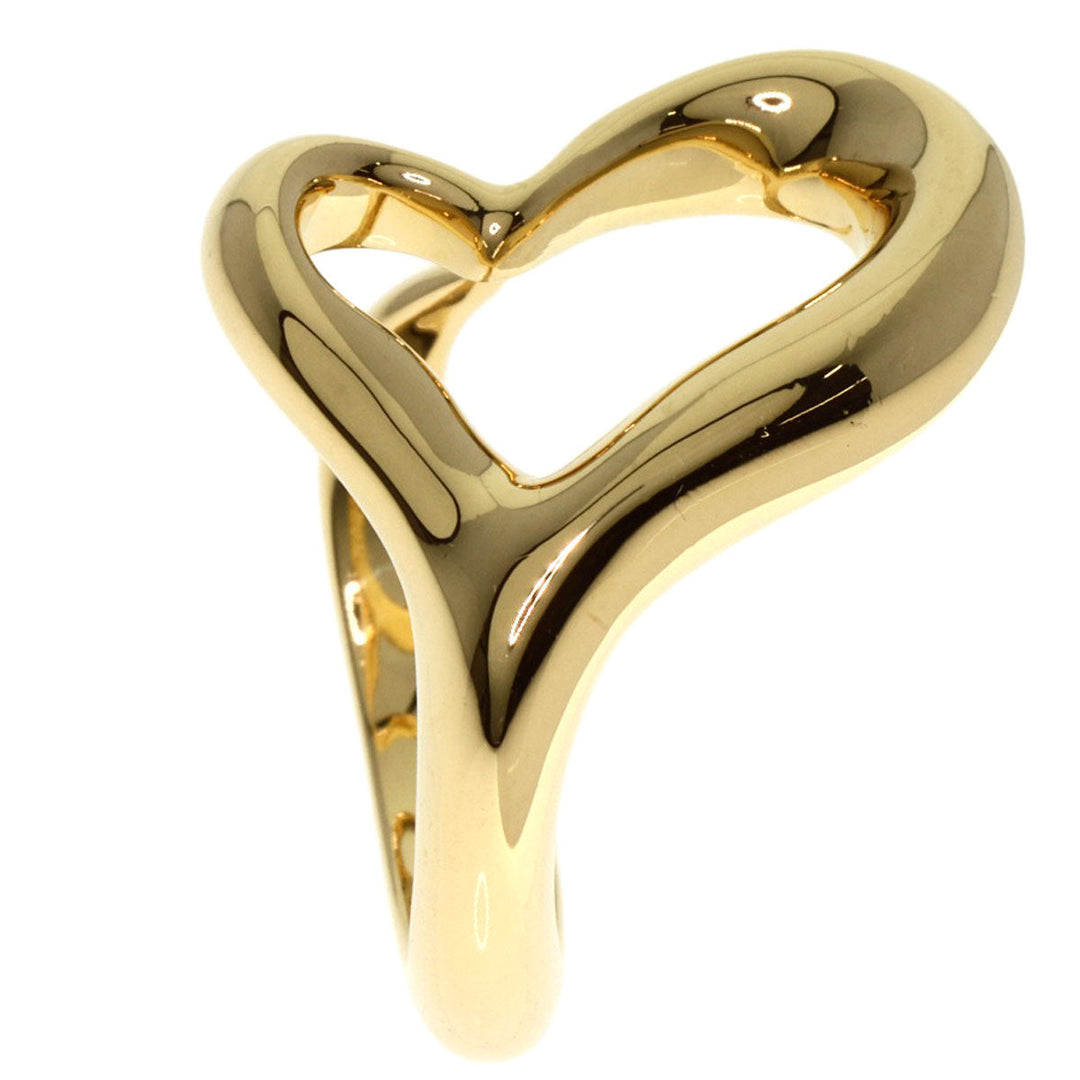 TIFFANY&Co. Ring 18K Yellow Gold gold Open heart Women Used Authentic