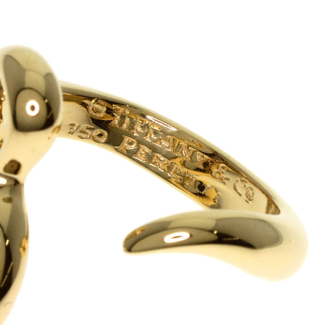 TIFFANY&Co. Ring 18K Yellow Gold gold Open heart Women Used Authentic