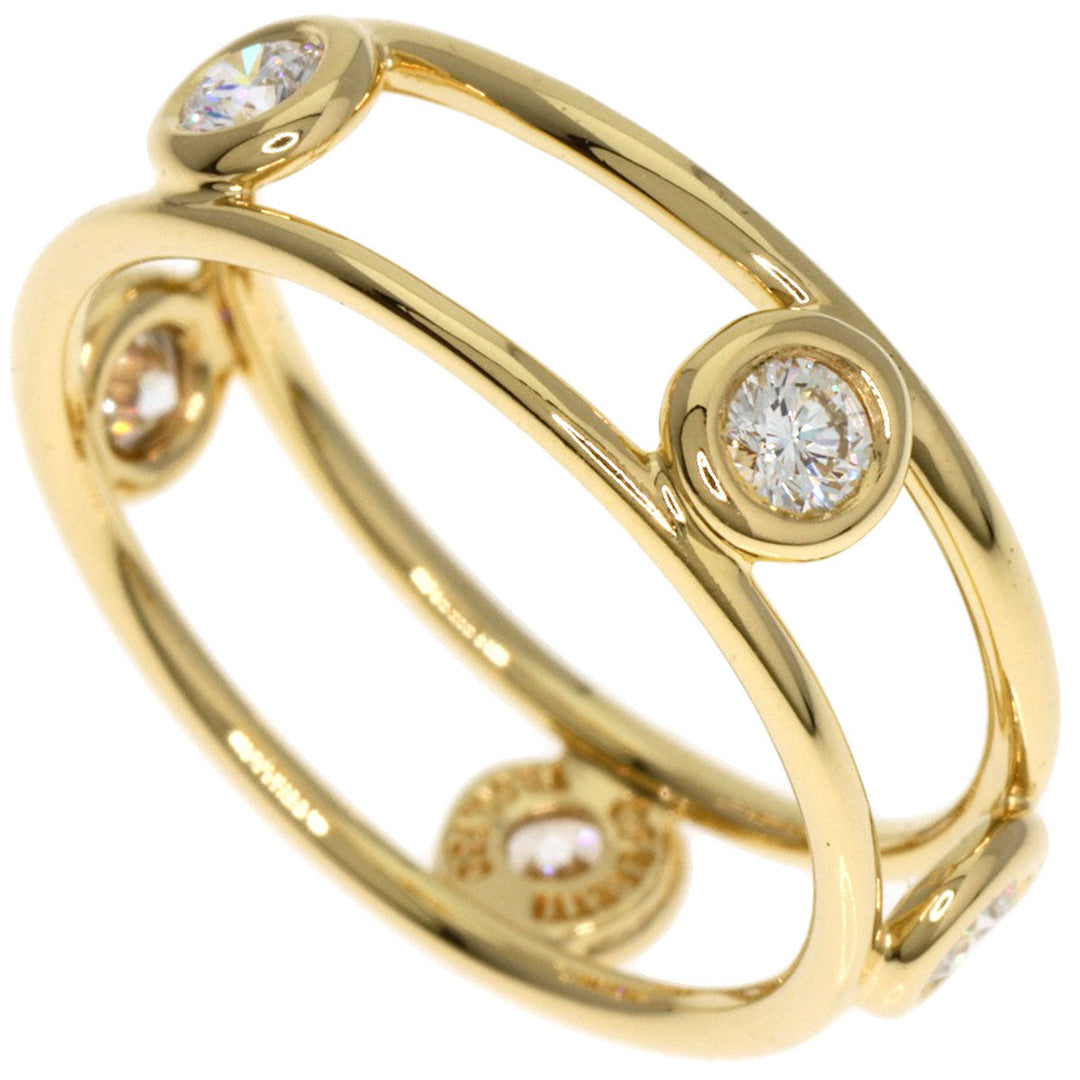 TIFFANY&Co. Ring 18K Yellow Gold gold Double Wire Diamond