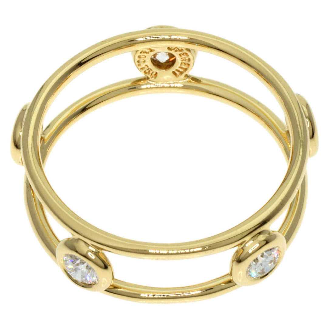 TIFFANY&Co. Ring 18K Yellow Gold gold Double Wire Diamond
