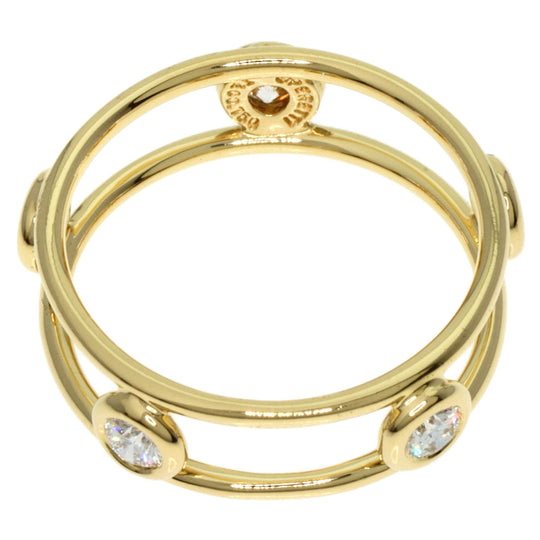 TIFFANY&Co. Ring 18K Yellow Gold gold Double Wire Diamond