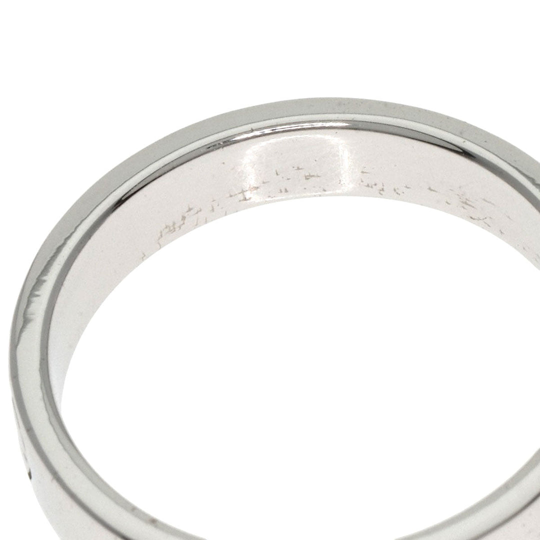 CARTIER Ring K18WG Silver Mini Love Ring 1P Diamond #49