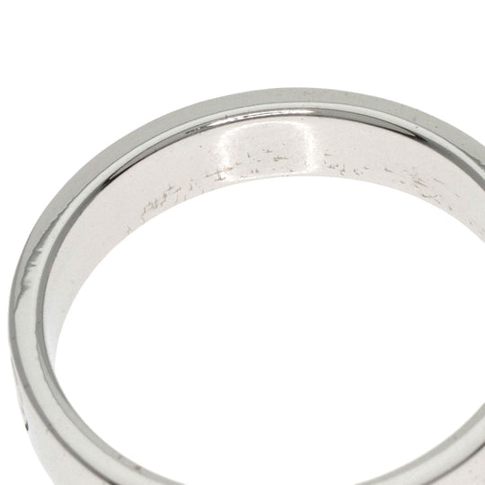 CARTIER Ring K18WG Silver Mini Love Ring 1P Diamond #49