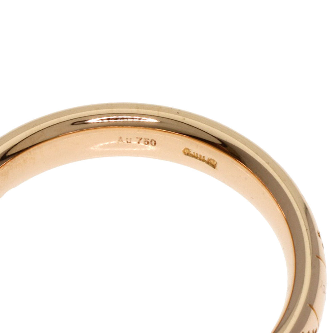 GUCCI Ring 18K Pink Gold gold Diamant Tissima #13