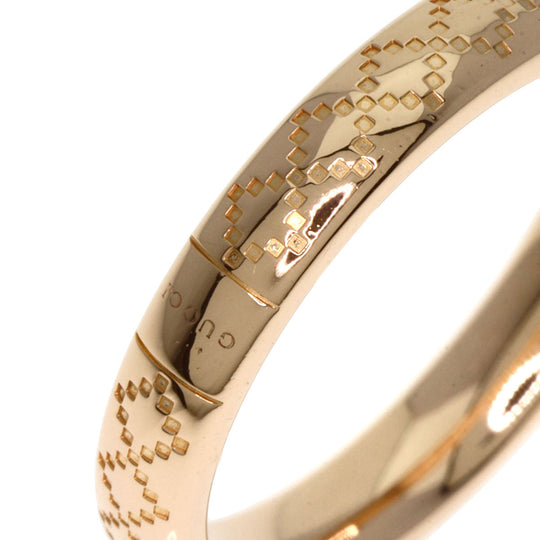 GUCCI Ring 18K Pink Gold gold Diamant Tissima #13