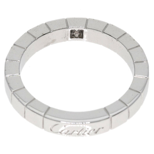 CARTIER Ring K18WG Silver Raniere 1P Diamond #50