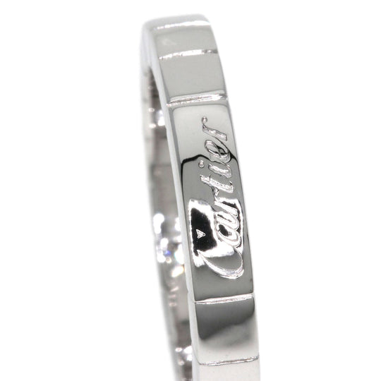 CARTIER Ring K18WG Silver Raniere 1P Diamond #50