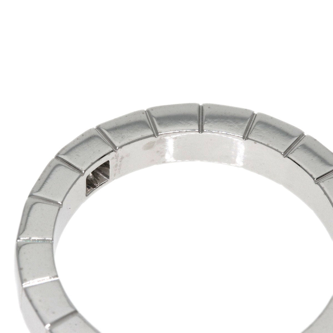 CARTIER Ring K18WG Silver Raniere 1P Diamond #50