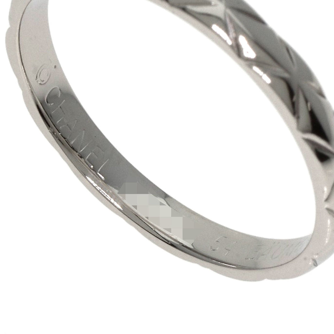 CHANEL Ring PT950 Silver Coco Crush #54 Women Used Authentic