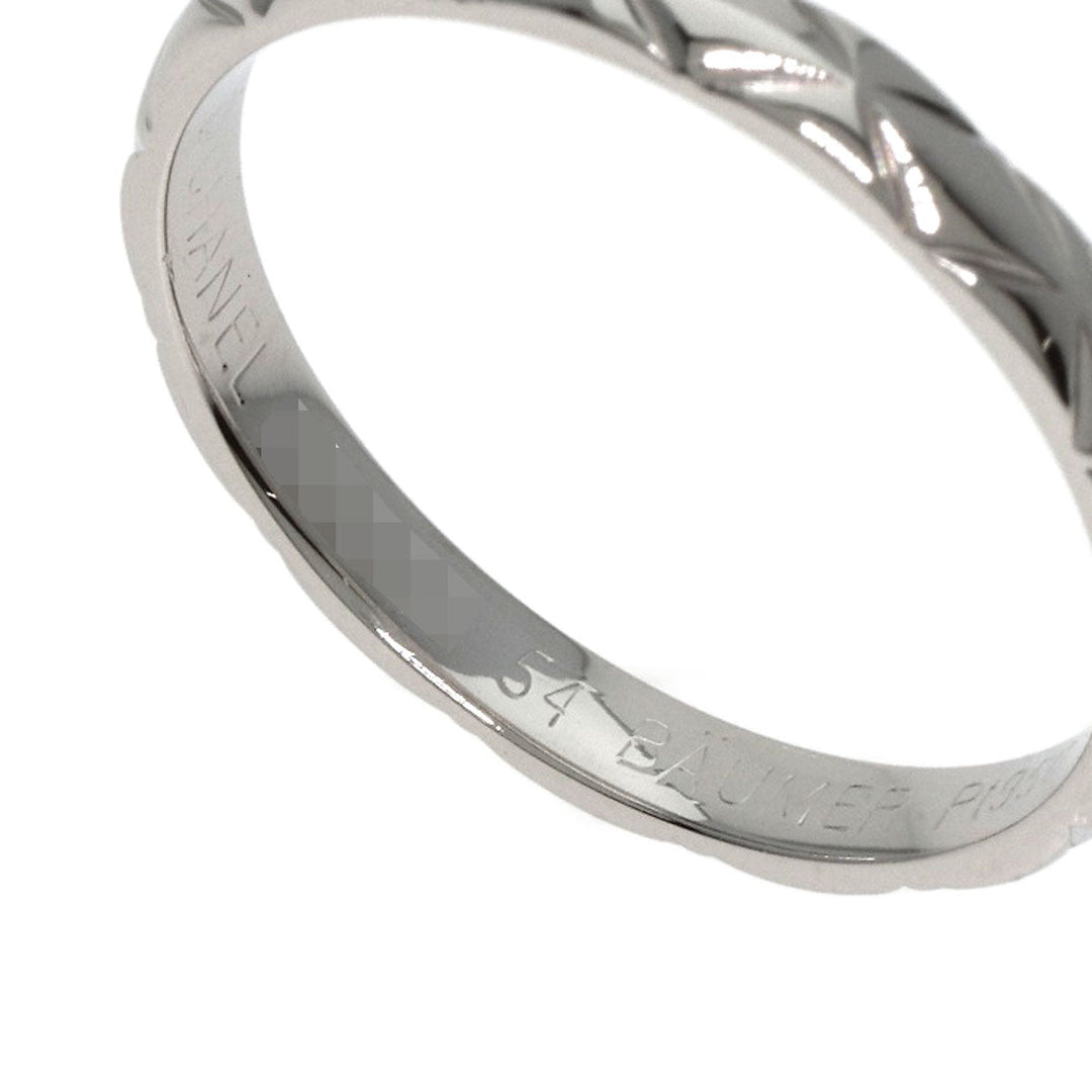 CHANEL Ring PT950 Silver Coco Crush #54 Women Used Authentic