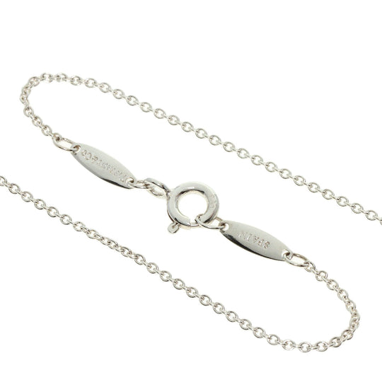 TIFFANY&Co. Necklace SV Silver ByTheYard Aquamarine Women Used Authentic