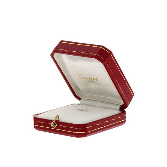 CARTIER Ring K18WG Silver Mini Love Ring Full Diamond #47