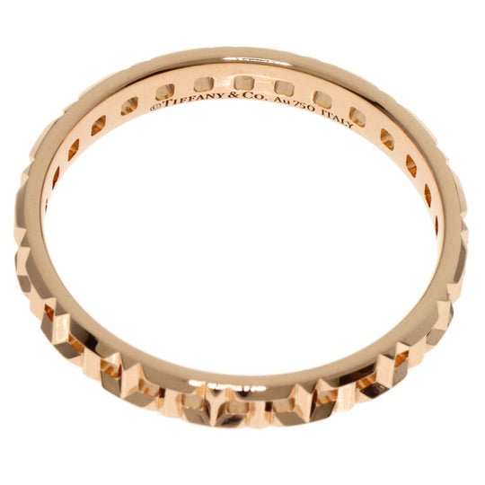 TIFFANY&Co. Ring 18K Pink Gold gold T True Narrow Women Used Authentic