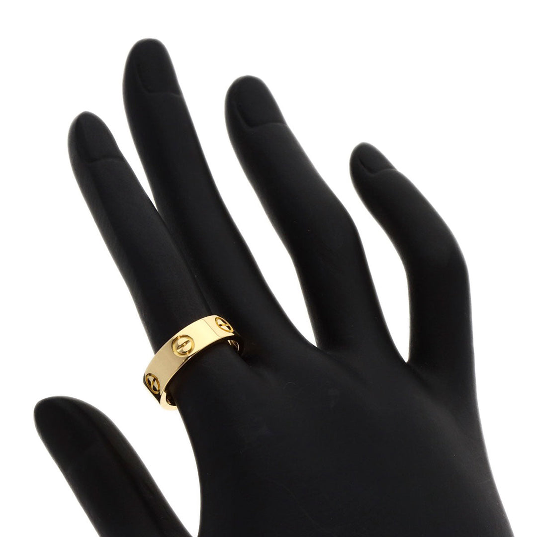 CARTIER Ring 18K Yellow Gold gold Love Ring #52 Women Used Authentic