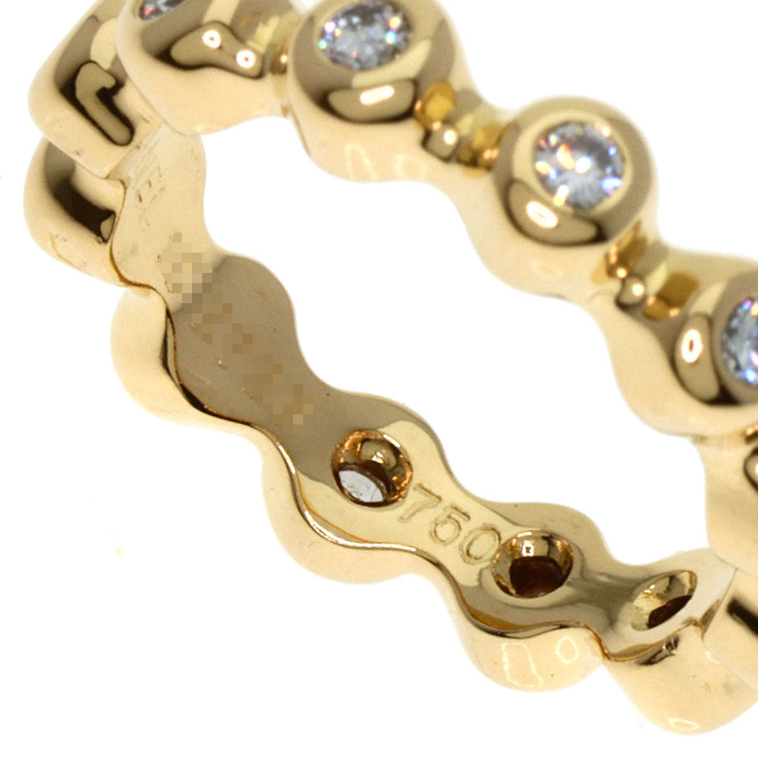 CHANEL Ring 18K Yellow Gold gold Bowl ring full diamond