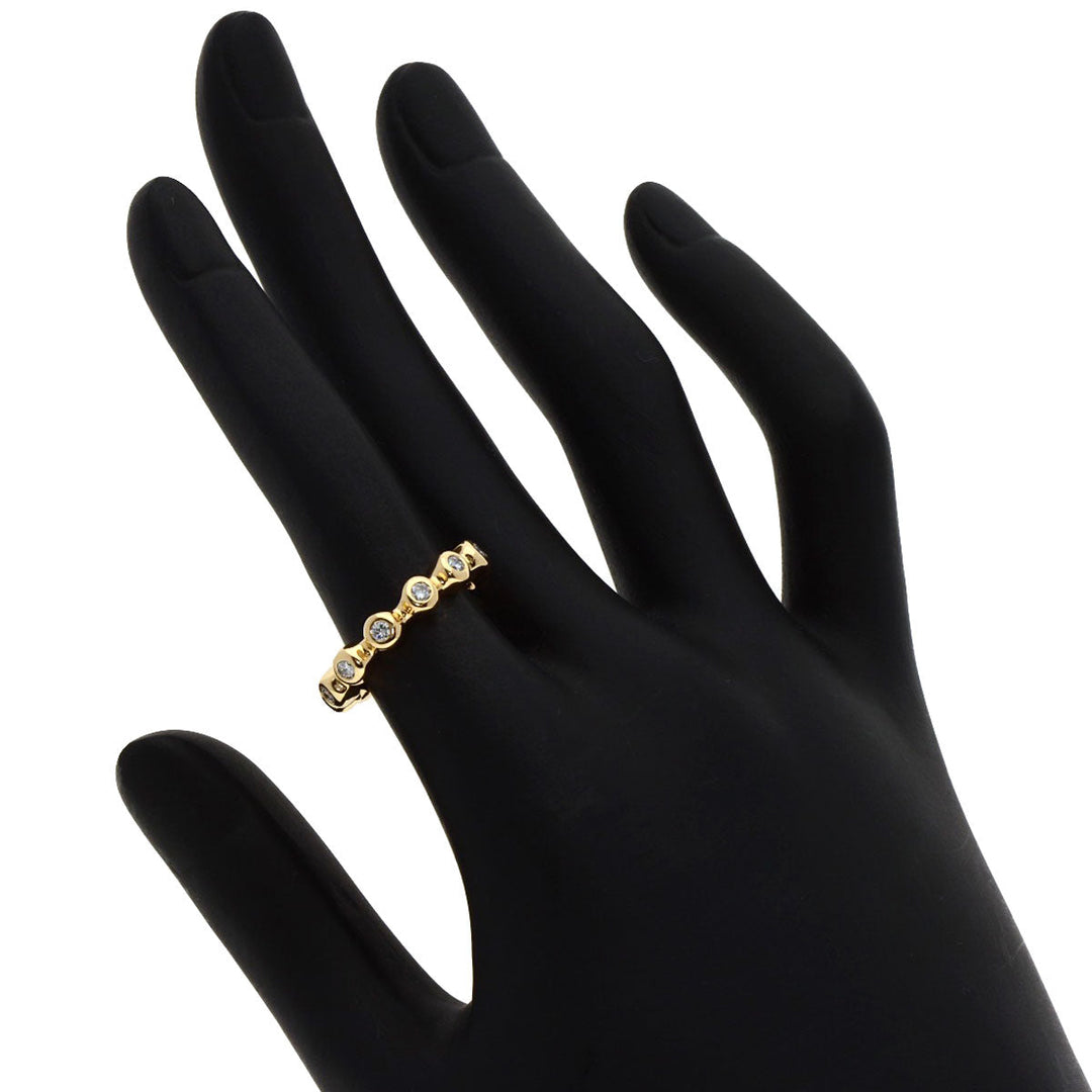 CHANEL Ring 18K Yellow Gold gold Bowl ring full diamond