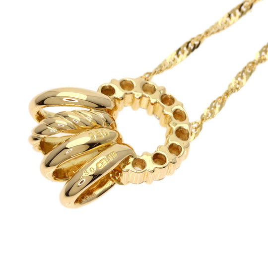 CELINE Necklace 18K Yellow Gold gold diamond