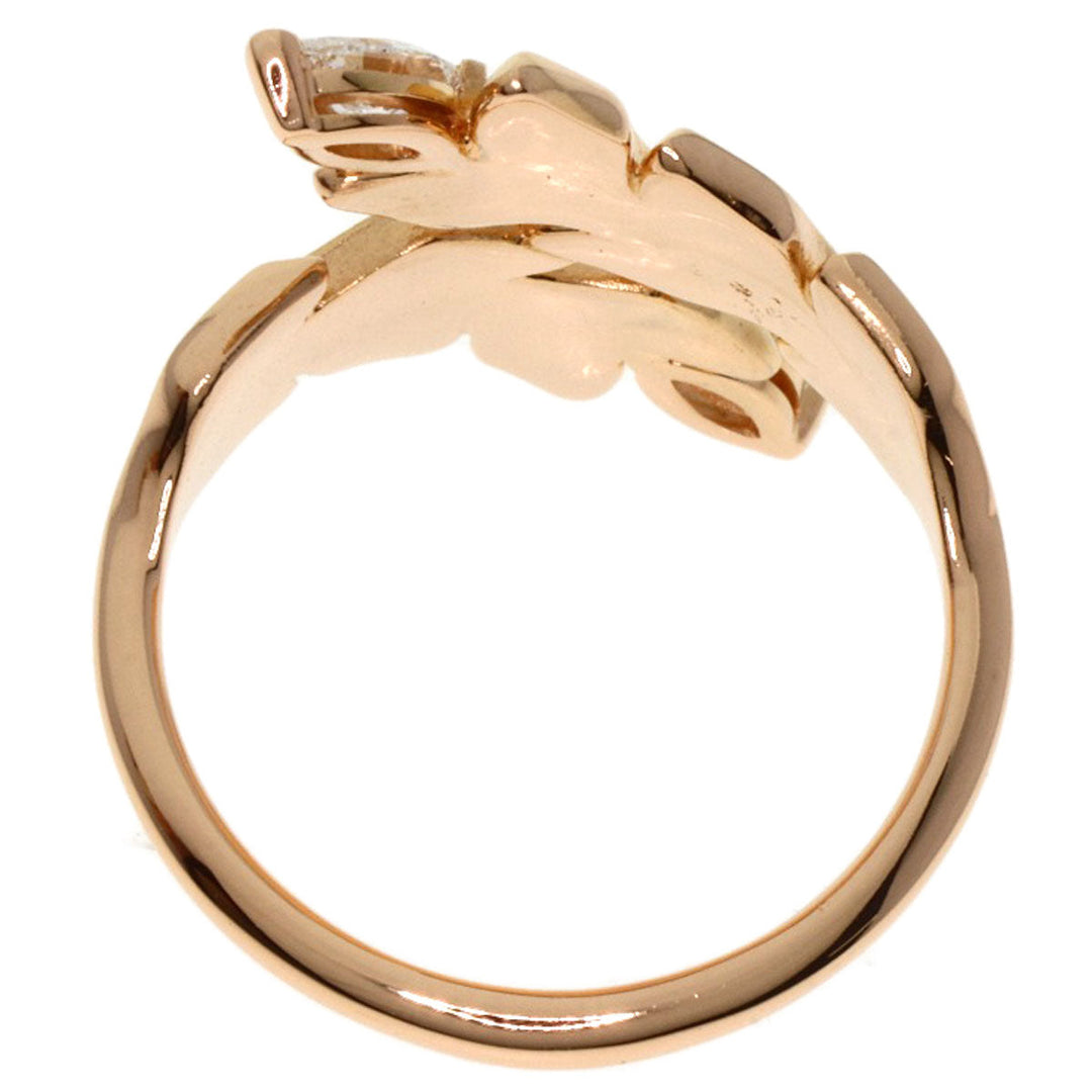 TIFFANY&Co. Ring 18K Pink Gold gold Victoria Vine Bypass Diamond