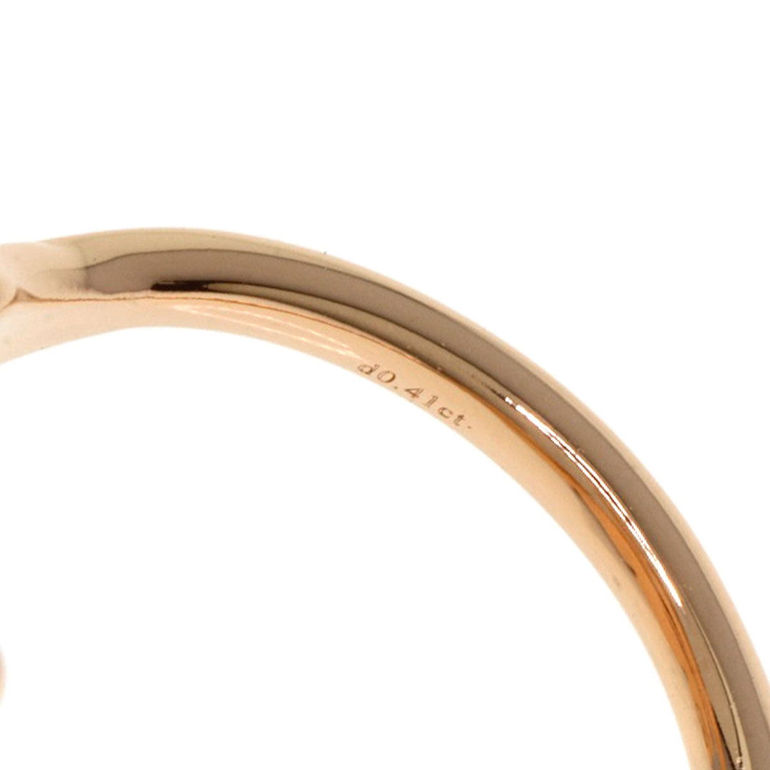 TIFFANY&Co. Ring 18K Pink Gold gold Victoria Vine Bypass Diamond