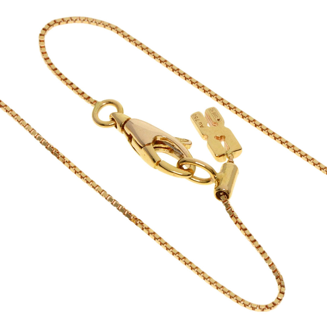 GUCCI Necklace 18K Pink Gold gold Infinity Women Used Authentic