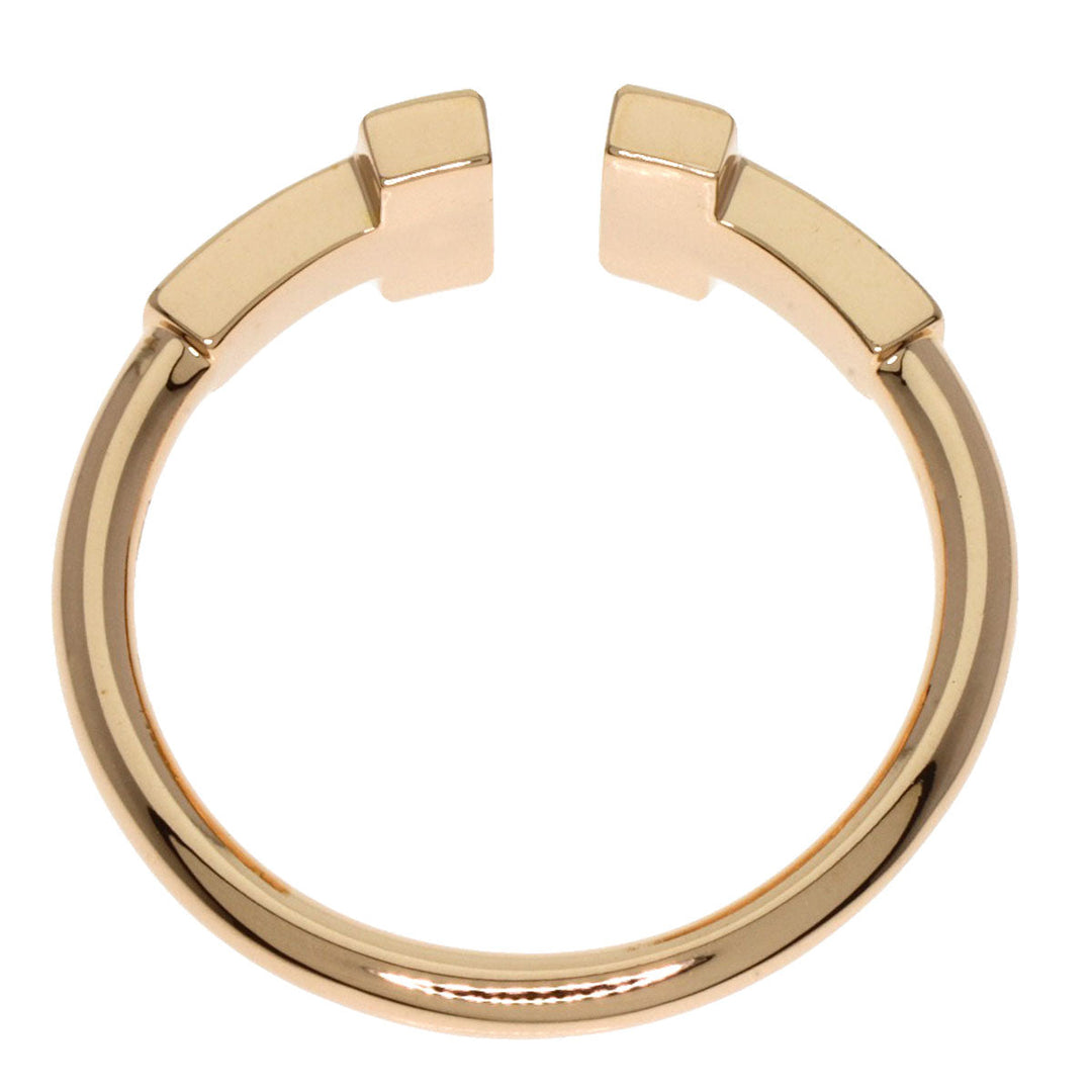 TIFFANY&Co. Ring 18K Pink Gold gold T wire diamond Women Used Authentic