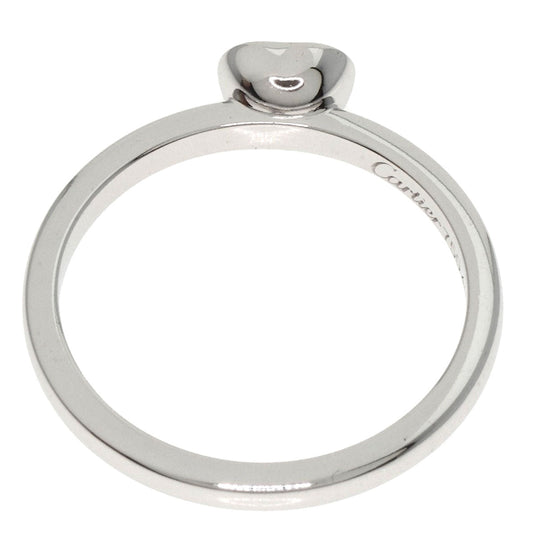 CARTIER Ring K18WG Silver Diamant Legend Heart Diamond #49