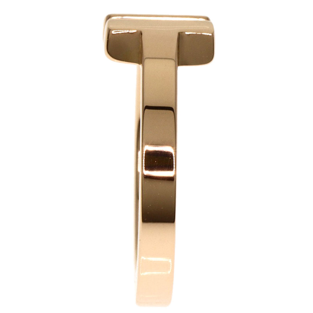TIFFANY&Co. Ring 18K Pink Gold gold T square Women Used Authentic