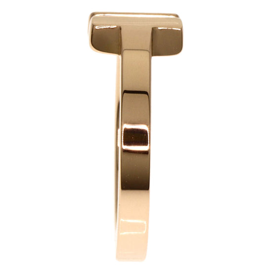 TIFFANY&Co. Ring 18K Pink Gold gold T square Women Used Authentic