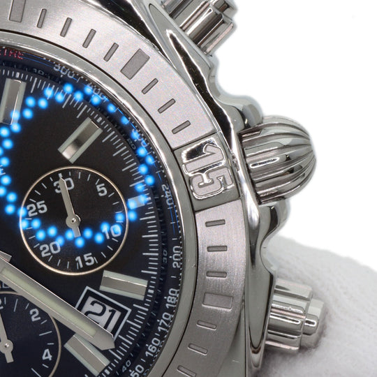 BREITLING Watches AB0115 Stainless Steel Silver Chrono mat 44 mens Used Authentic