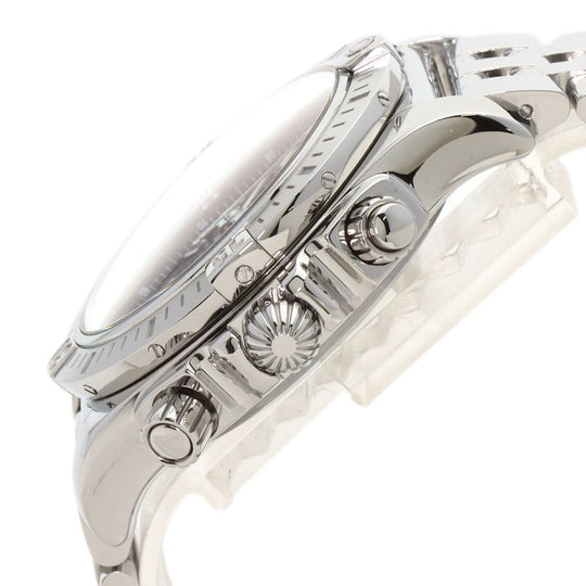 BREITLING Watches AB0115 Stainless Steel Silver Chrono mat 44 mens Used Authentic