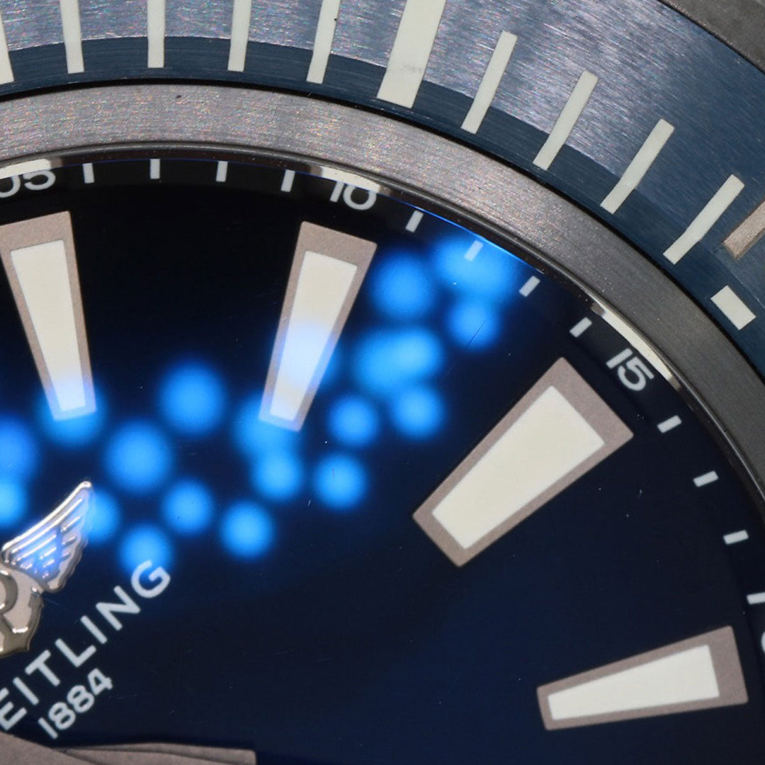 BREITLING Watches V17369 Titanium, Rubber Navy Super Ocean 48 mens Used Authentic