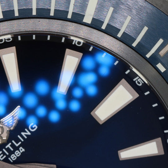 BREITLING Watches V17369 Titanium, Rubber Navy Super Ocean 48 mens Used Authentic