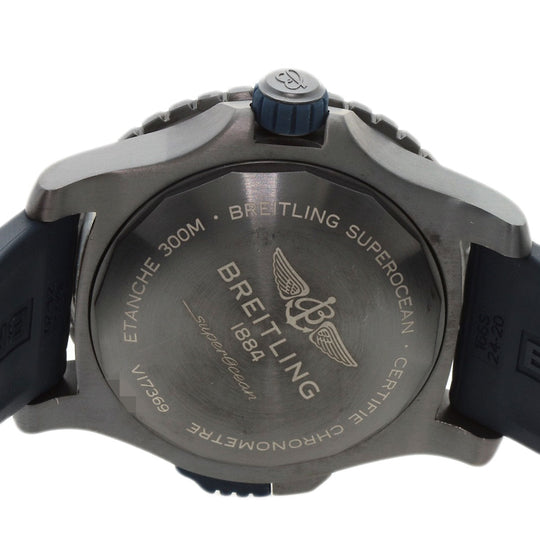 BREITLING Watches V17369 Titanium, Rubber Navy Super Ocean 48 mens Used Authentic