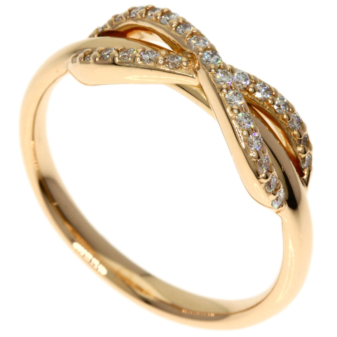 TIFFANY&Co. Ring 18K Pink Gold gold Infinity Diamond