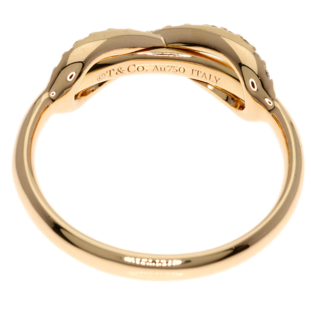 TIFFANY&Co. Ring 18K Pink Gold gold Infinity Diamond