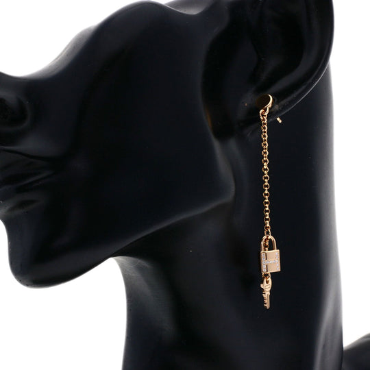 HERMES Pierce 18K Pink Gold gold Kelly Clochette Diamonds