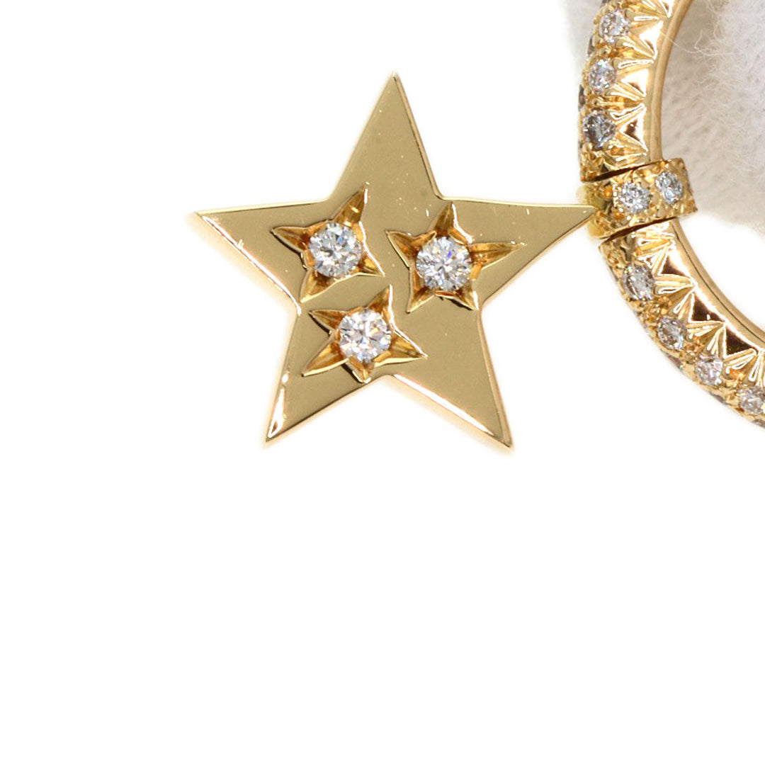 CHANEL Ring 18K Yellow Gold gold Comet Star Diamond #47