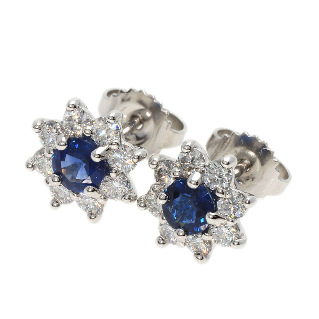TIFFANY&Co. Pierce PT950 Silver Diamond Sapphire