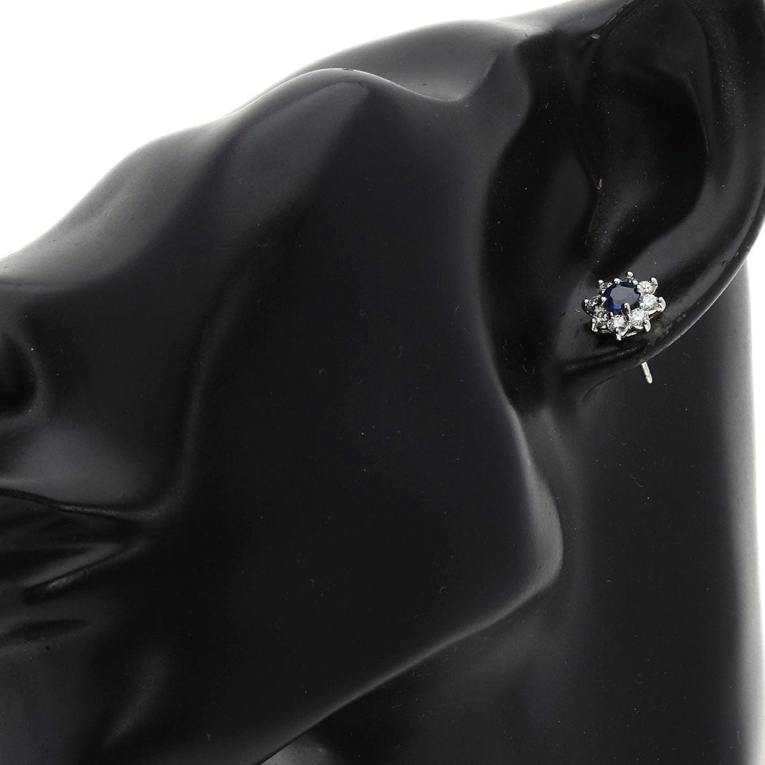 TIFFANY&Co. Pierce PT950 Silver Diamond Sapphire