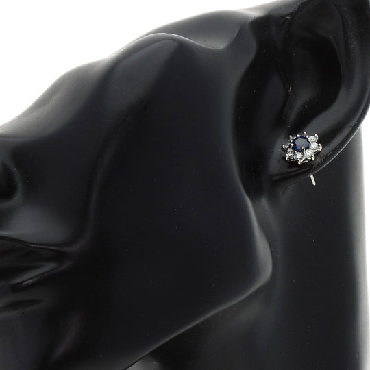 TIFFANY&Co. Pierce PT950 Silver Diamond Sapphire