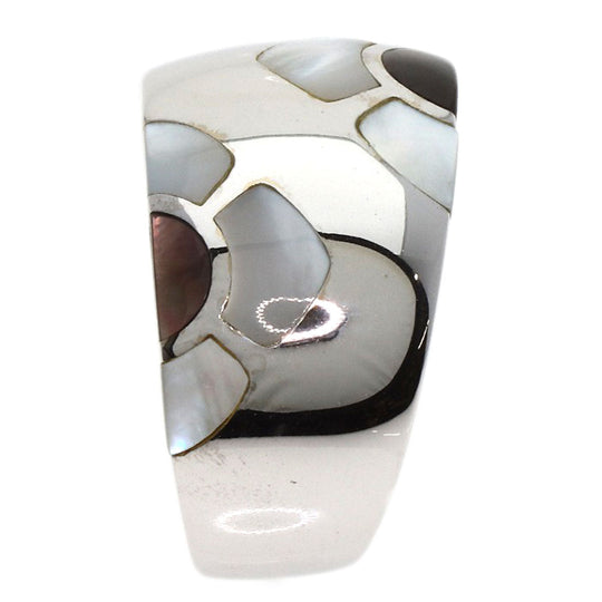 Van Cleef & Arpels Ring K18WG Silver Marketry #50