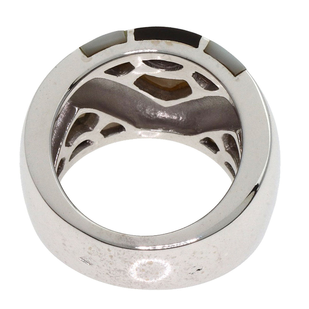 Van Cleef & Arpels Ring K18WG Silver Marketry #50