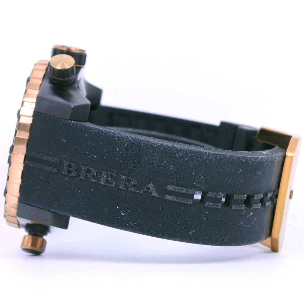BRERA OROLOGI Watches BRDVC47 Stainless Steel, Rubber black Chronograph mens Used Authentic