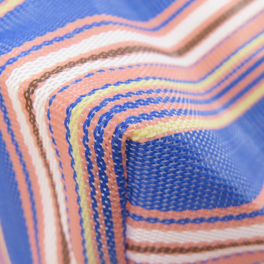 MARNI Handbag Nylon blue Flower cafe Women Used Authentic